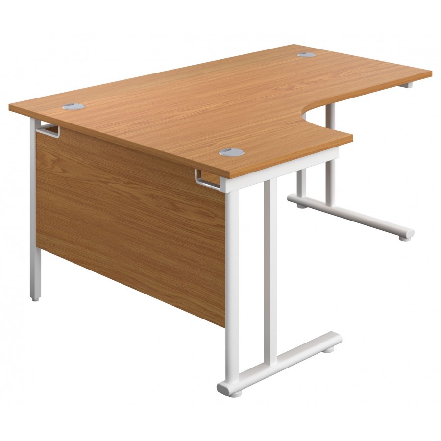 Olton Twin Cantilever Corner Office Desk